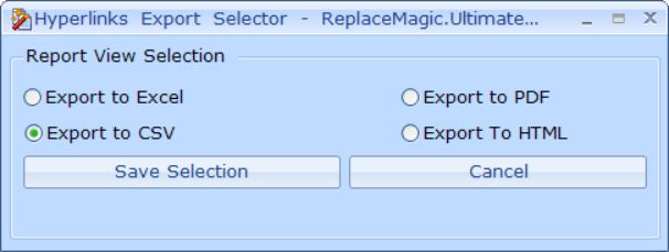 ReplaceMagicのエクスポート形式オプション