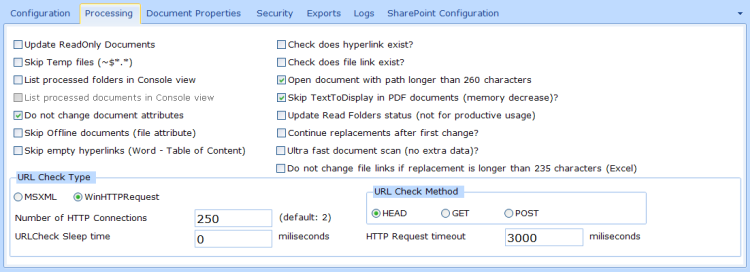 Processing documents with ReplaceMagic configuration